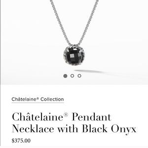 David Yurman Chatelaine Onyx Necklace